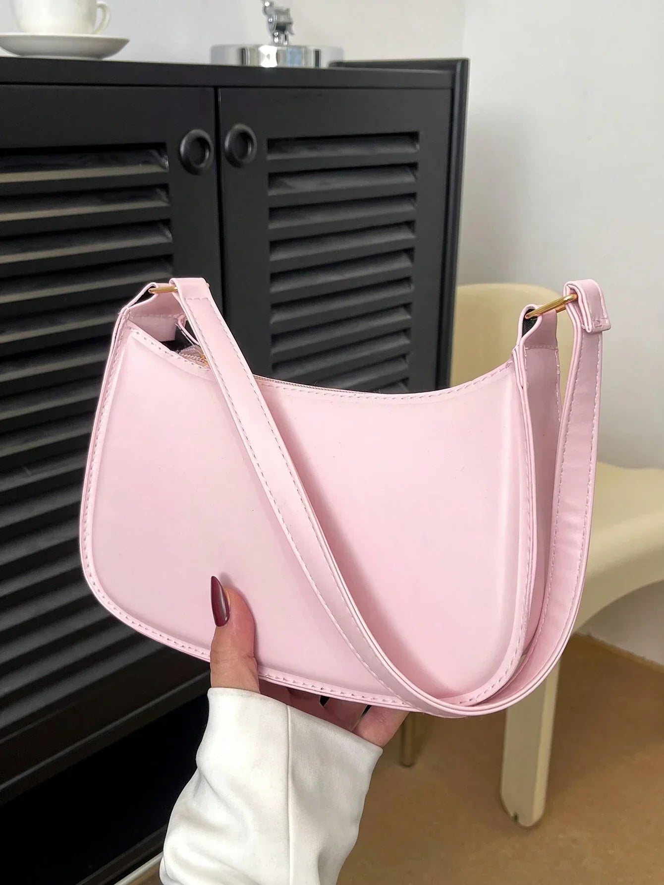 Spring Summer Pink Underarm Bag