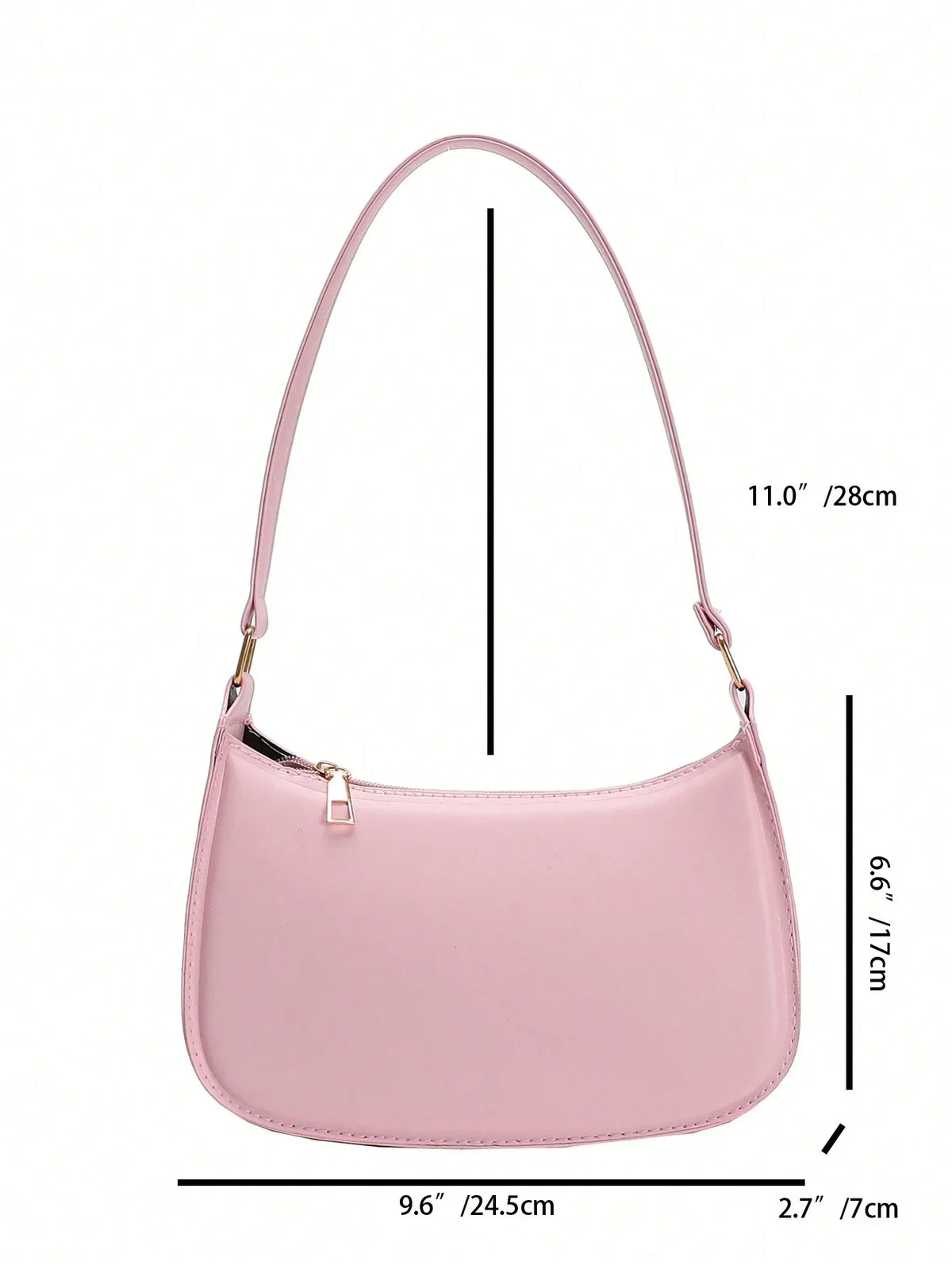 Spring Summer Pink Underarm Bag