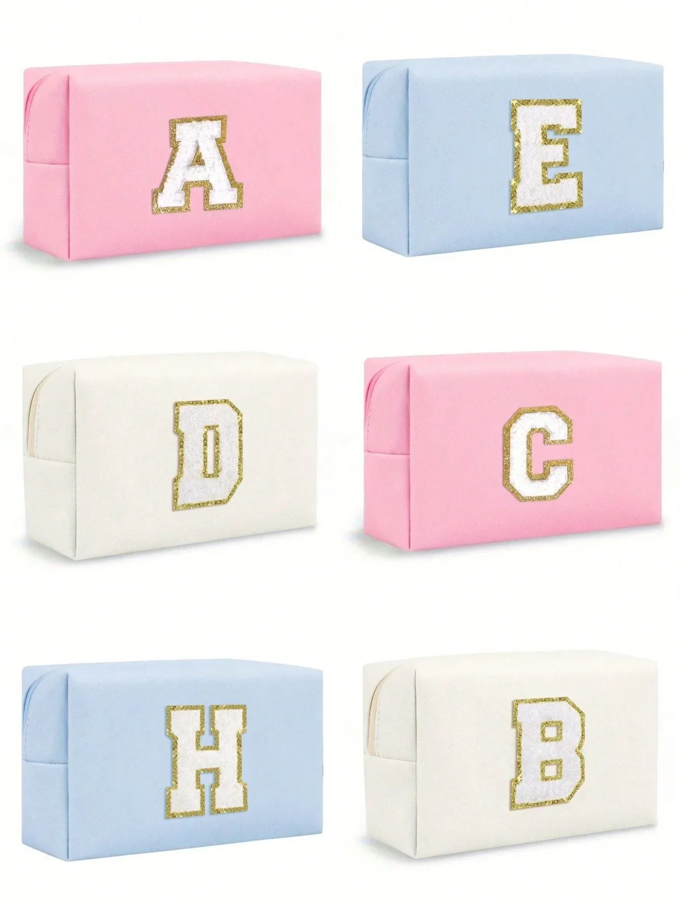 Women’s Monogram PU Makeup Bag