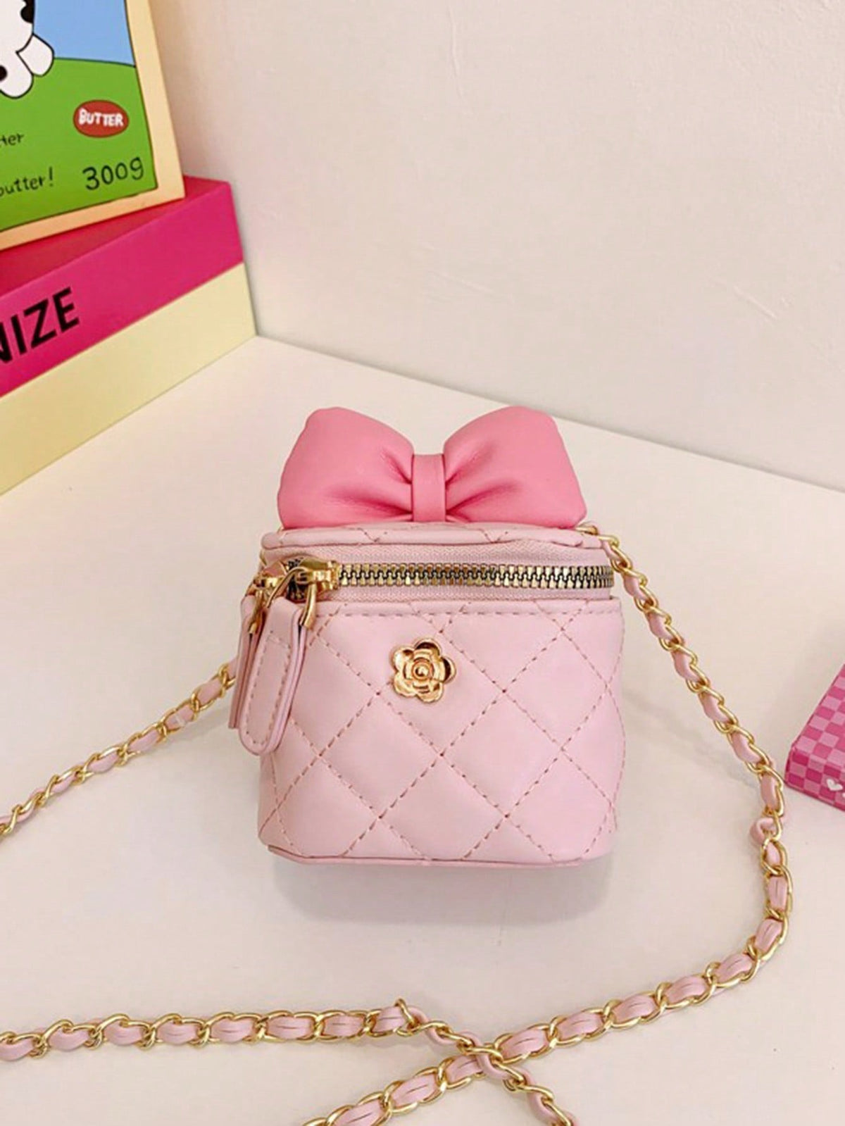Girls Bow Mini Chain Shoulder Bag
