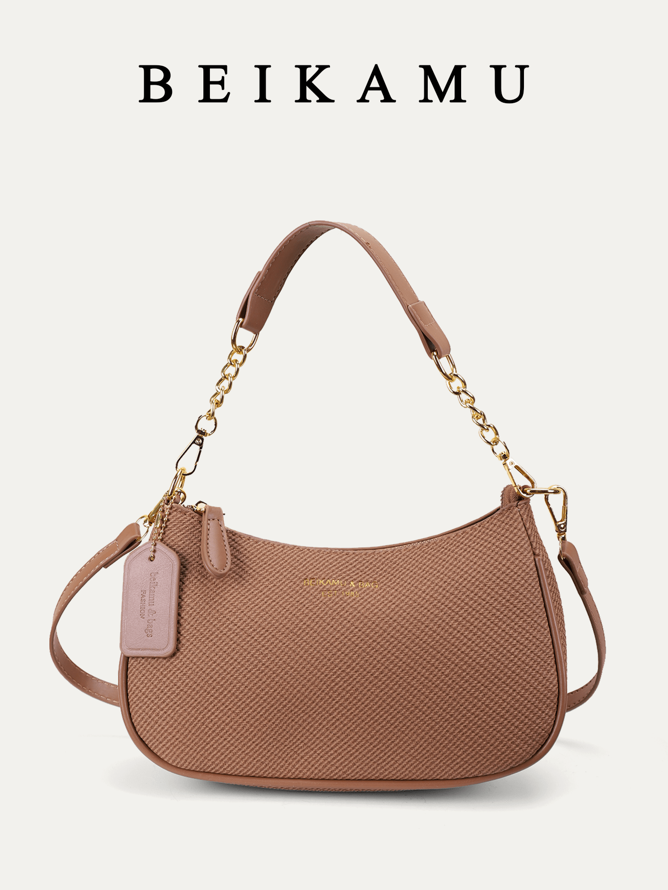 Women Plain PU Shoulder Bag