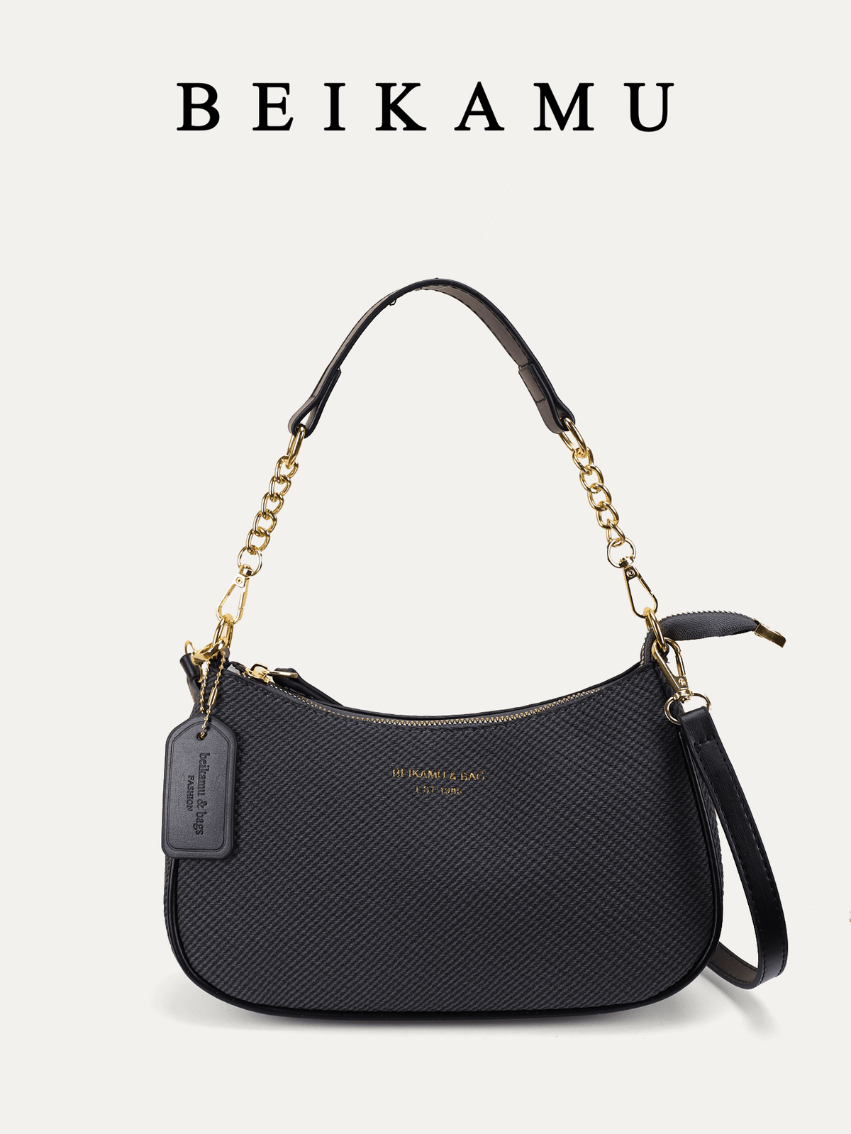 Women Plain PU Shoulder Bag