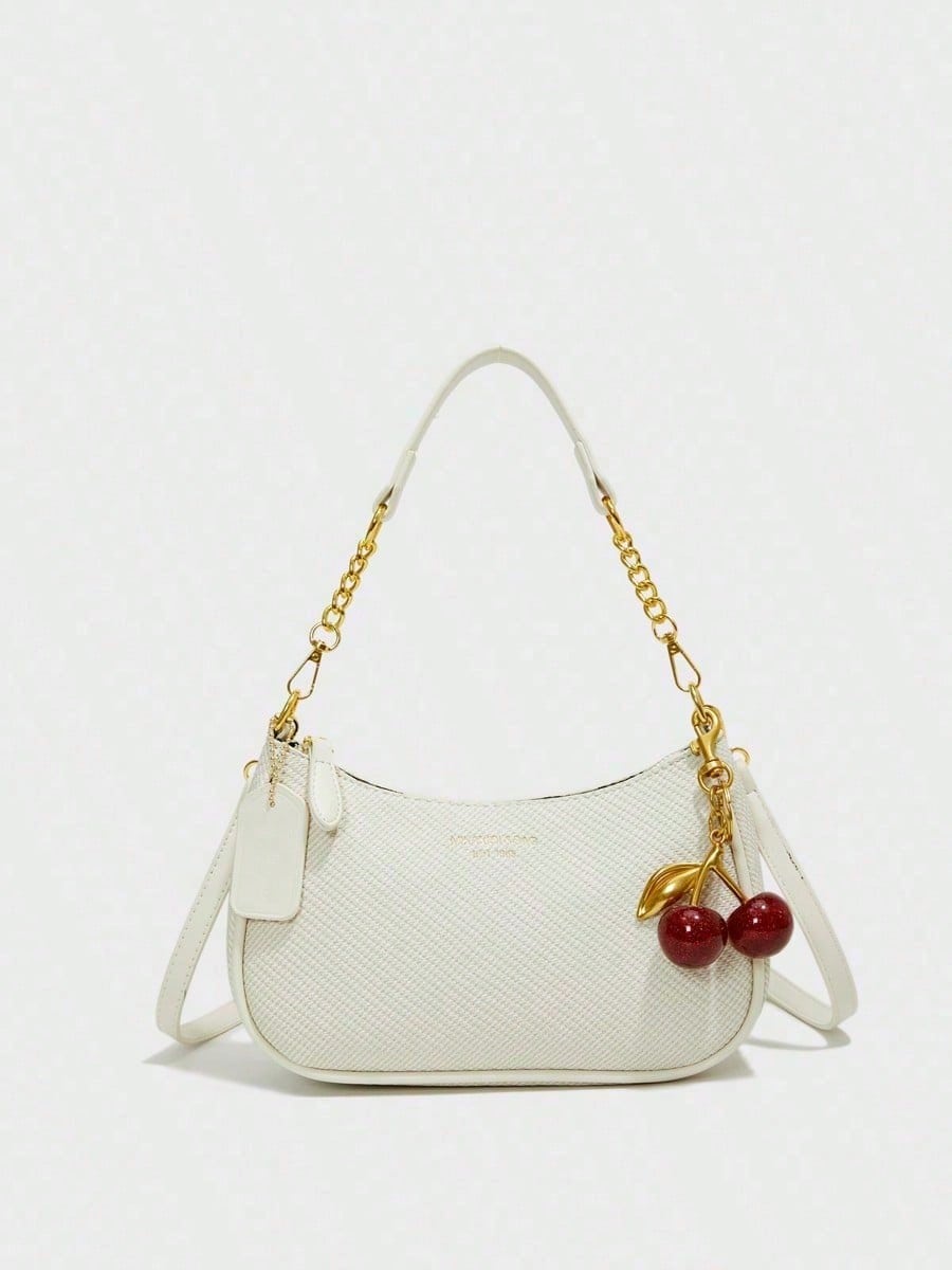 Classic Letter Pattern Shoulder Bag