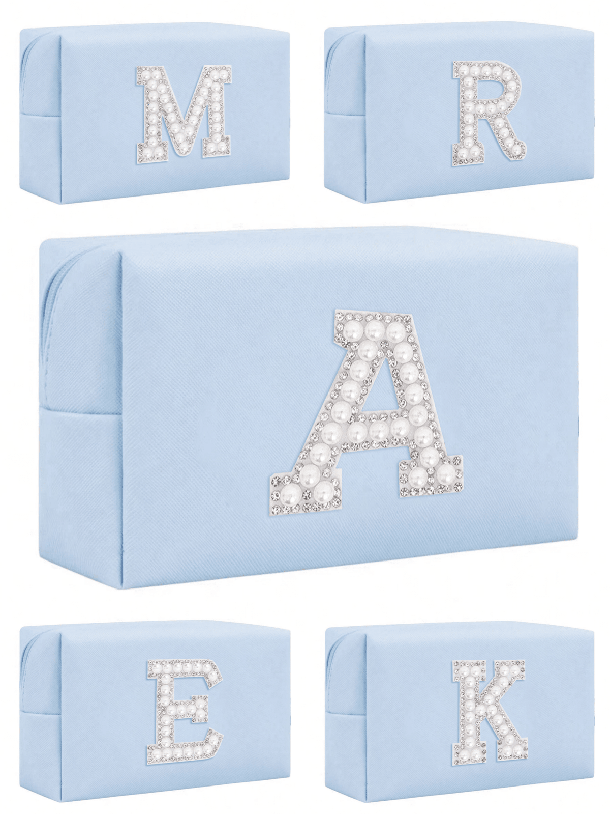Women’s Monogram PU Makeup Bag