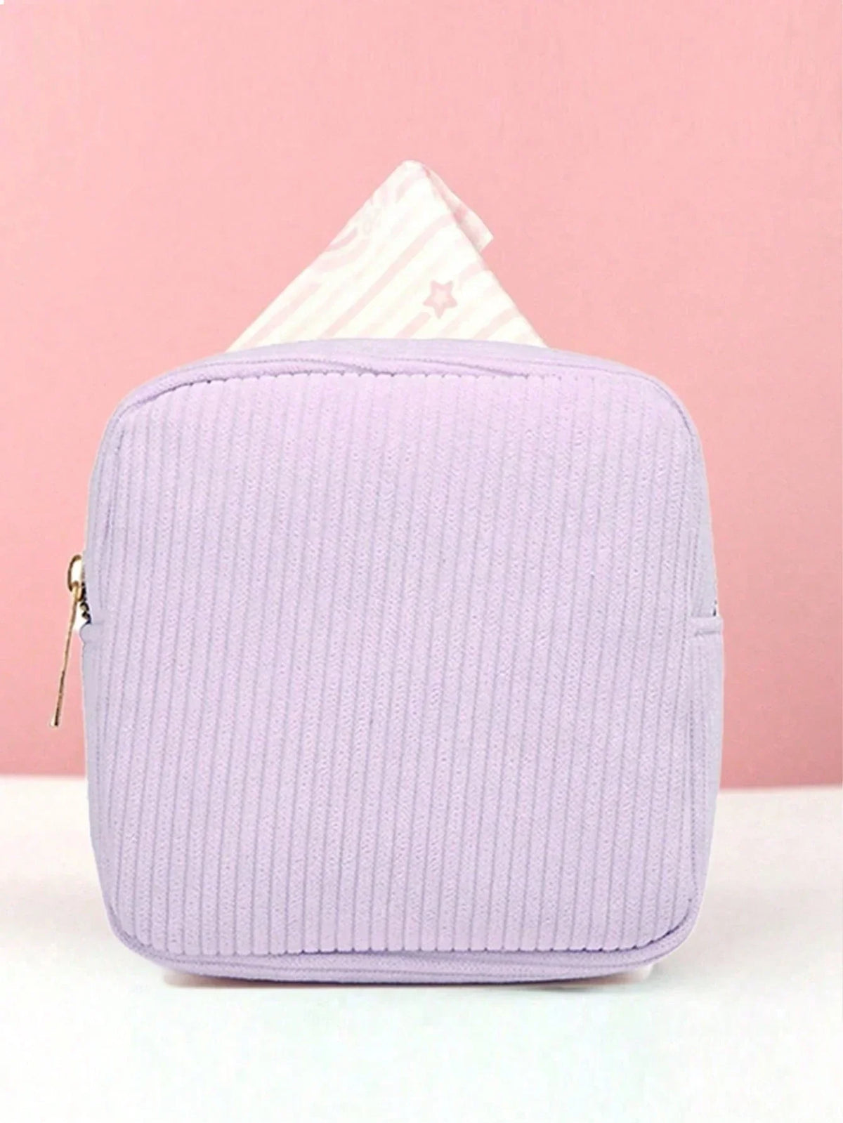 Pink Sanitary Napkin Storage Bag