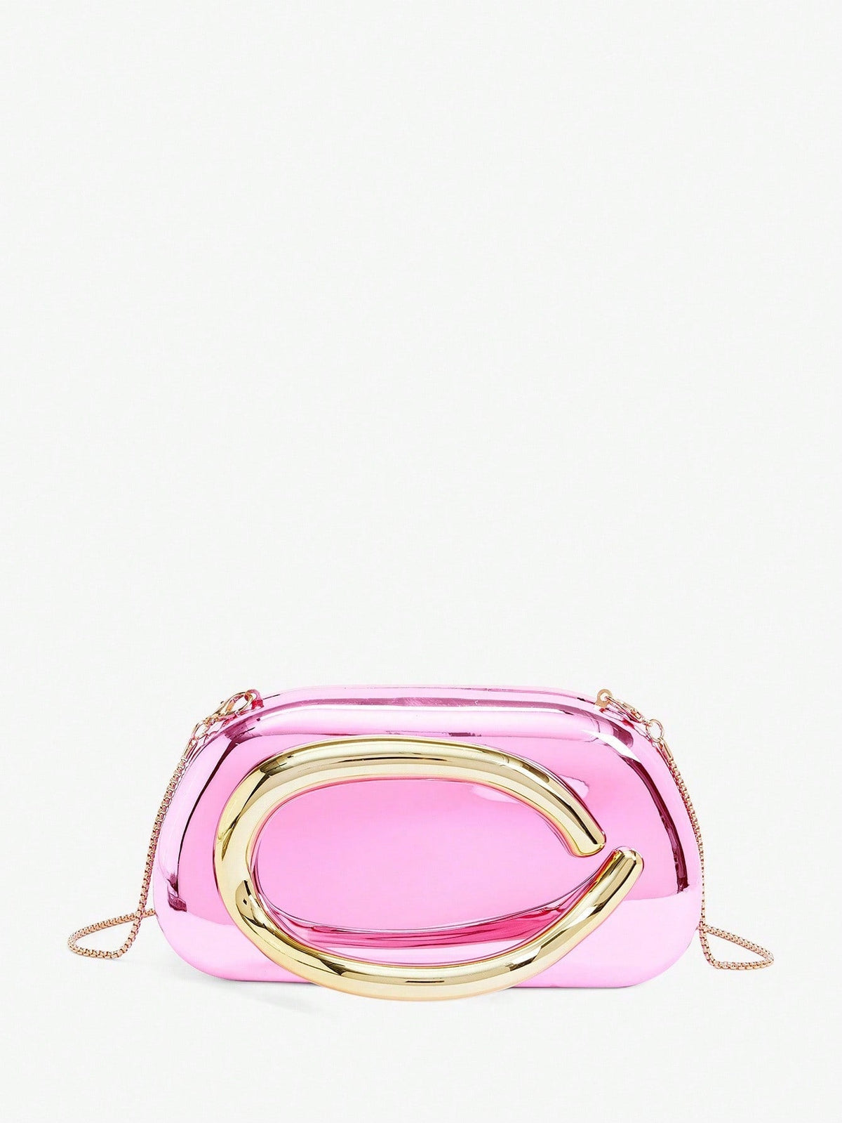 SHEIN BAE Metallic Evening Clutch