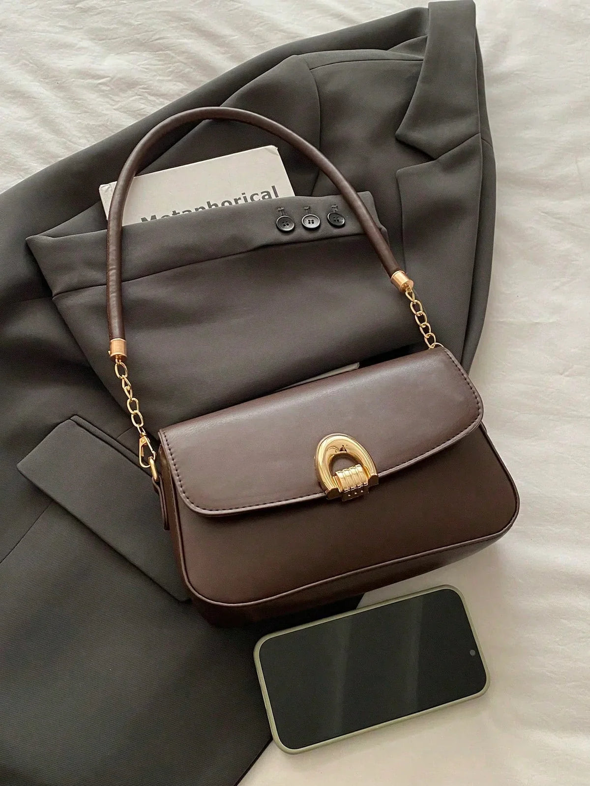 Women’s Elegant Crescent Shoulder Bag