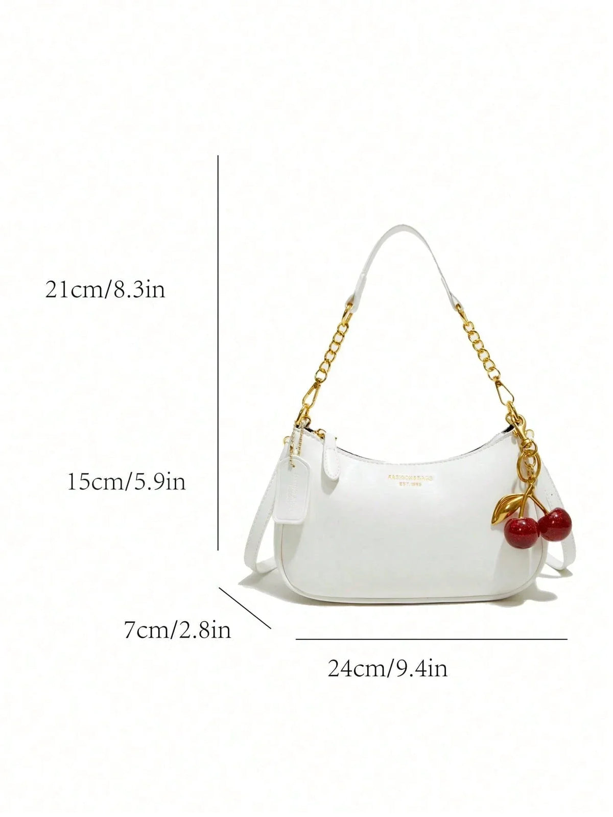 Classic Letter Pattern Shoulder Bag