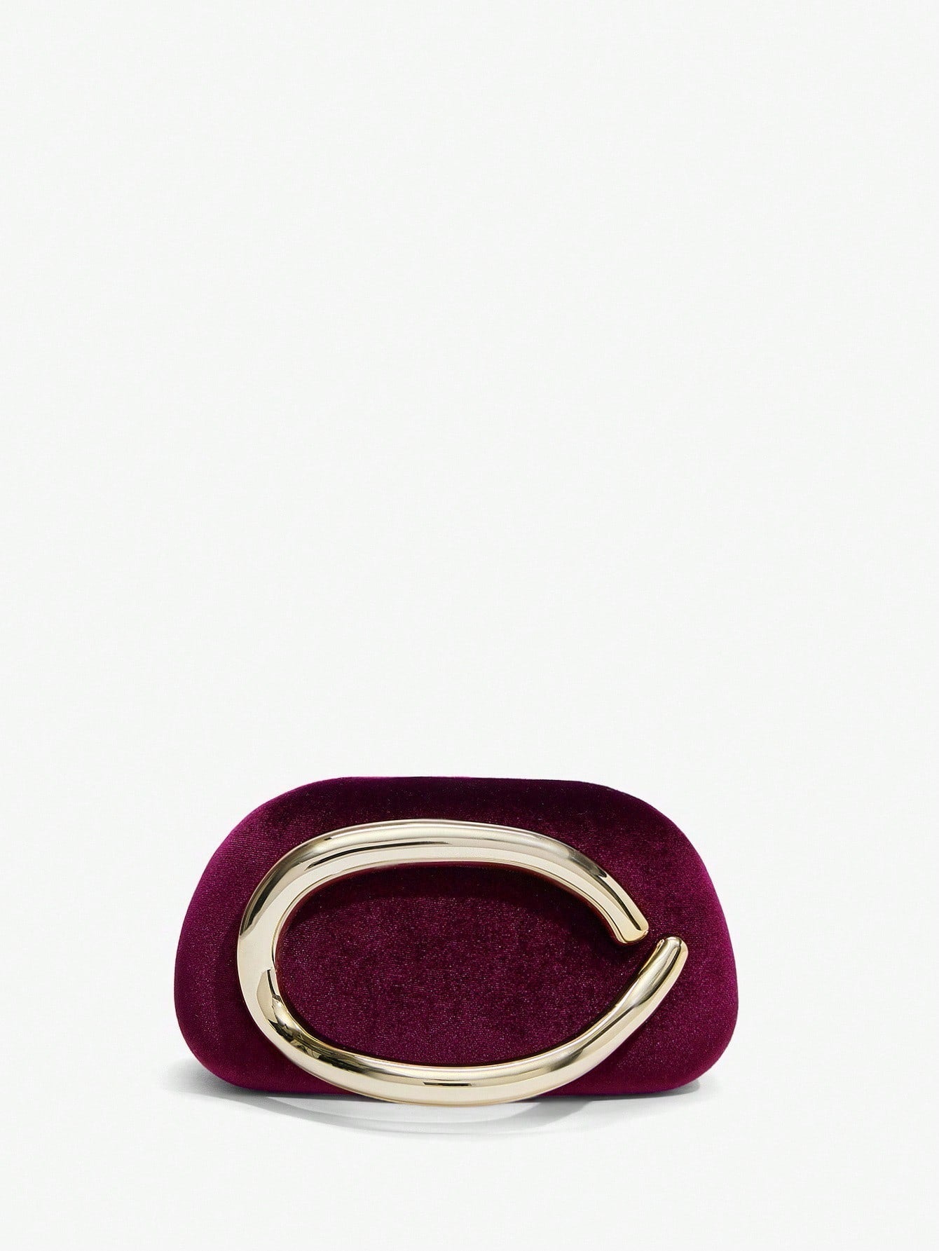 SHEIN BAE Metallic Evening Clutch