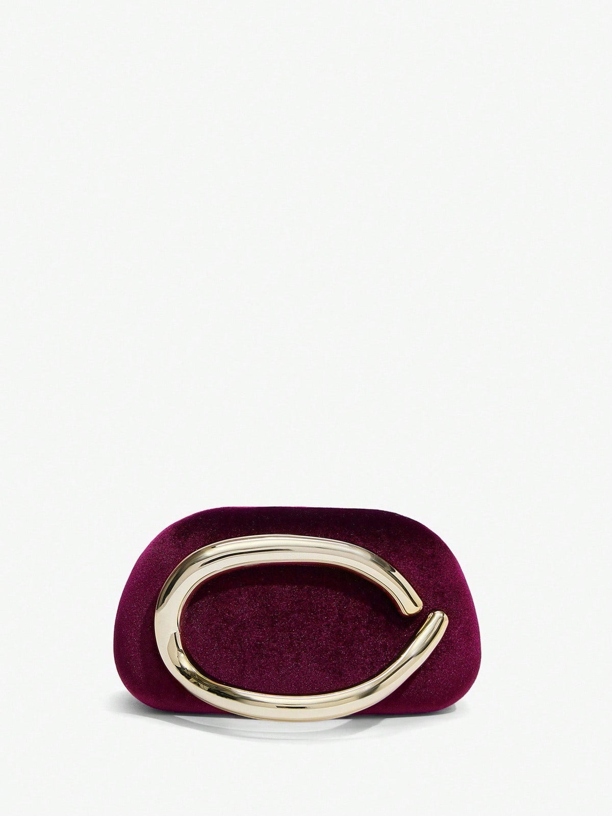 SHEIN BAE Metallic Evening Clutch