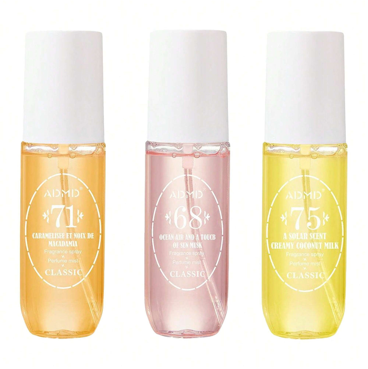 3‑Pc Summer Body Perfume For Men