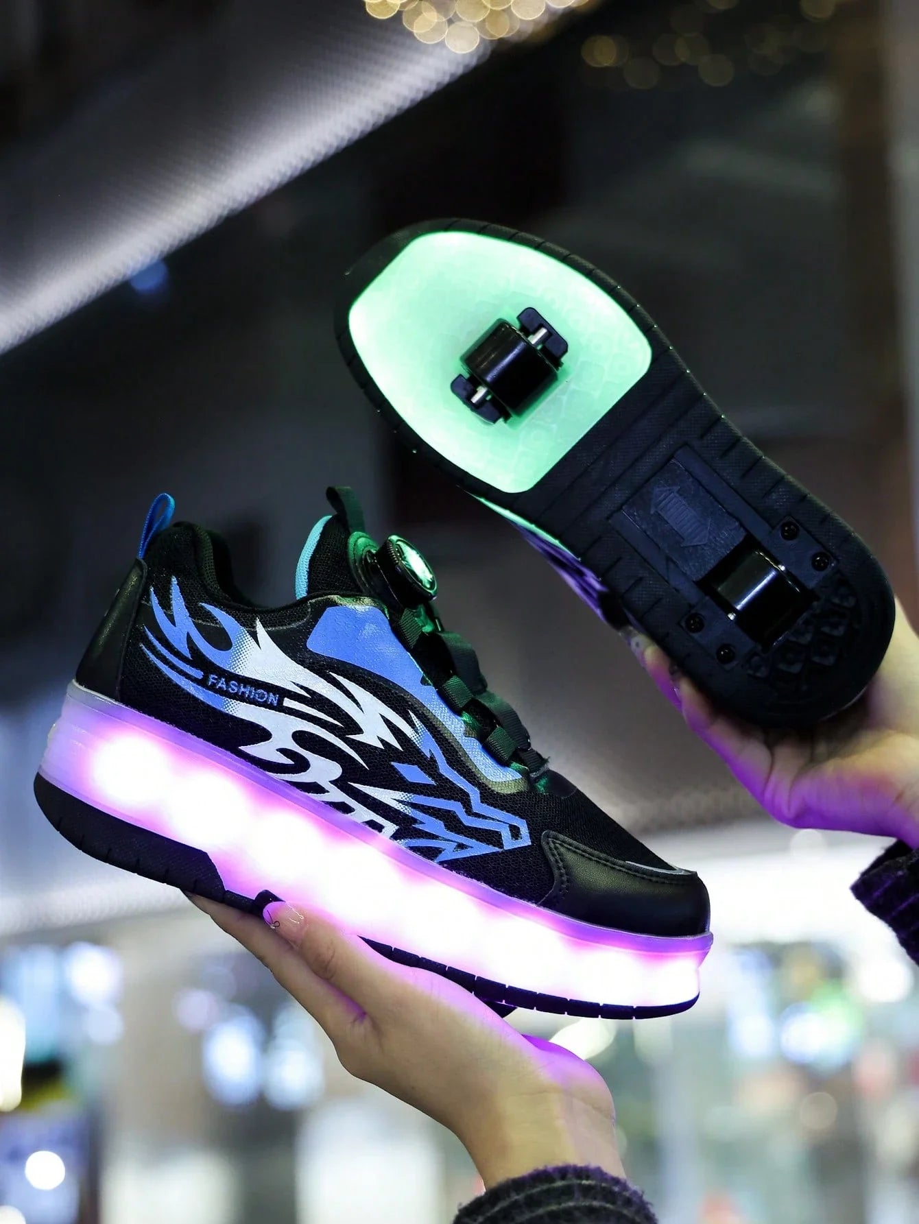 LED Light Up Roller Skate Shoes