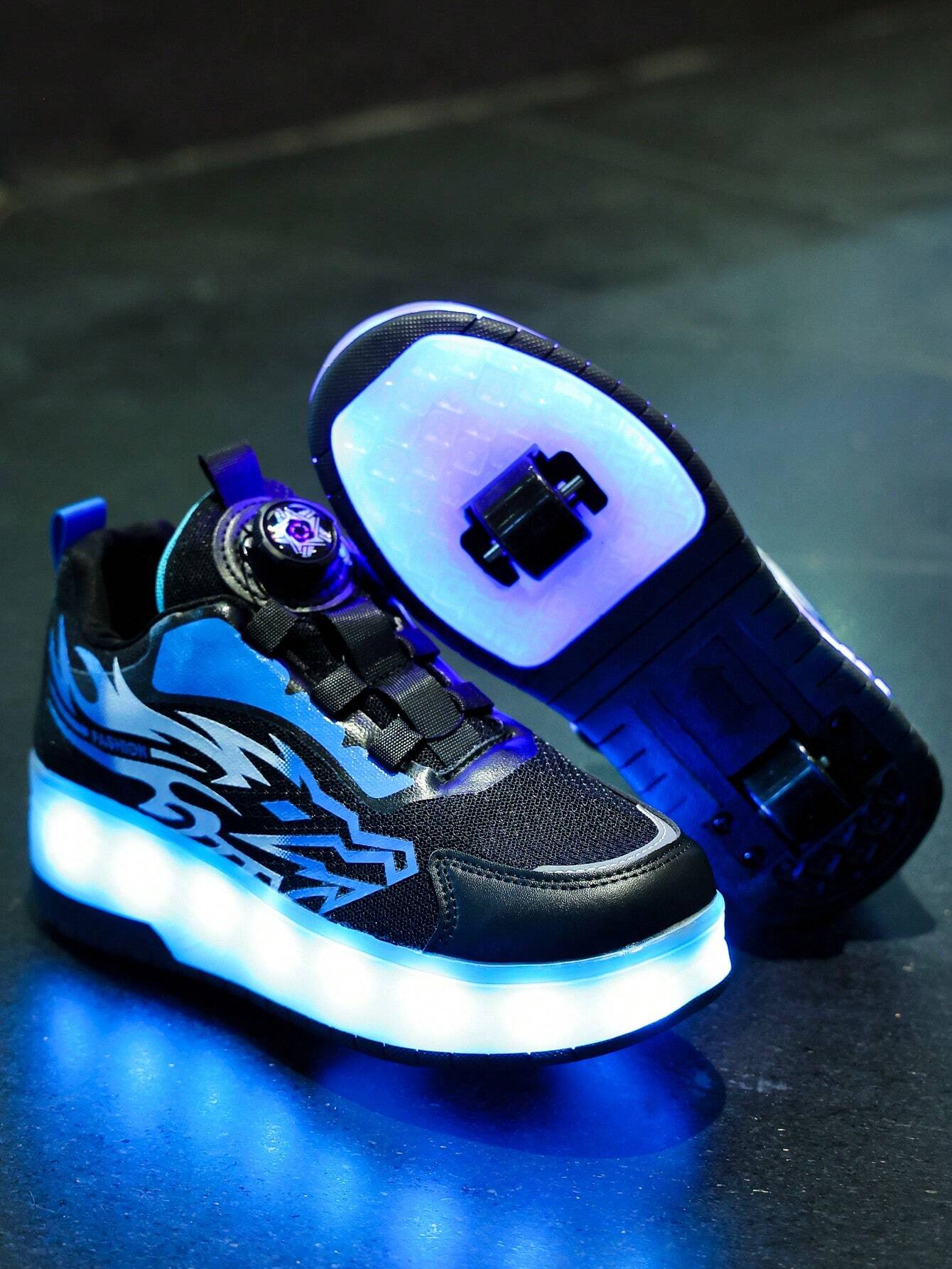 LED Light Up Roller Skate Shoes