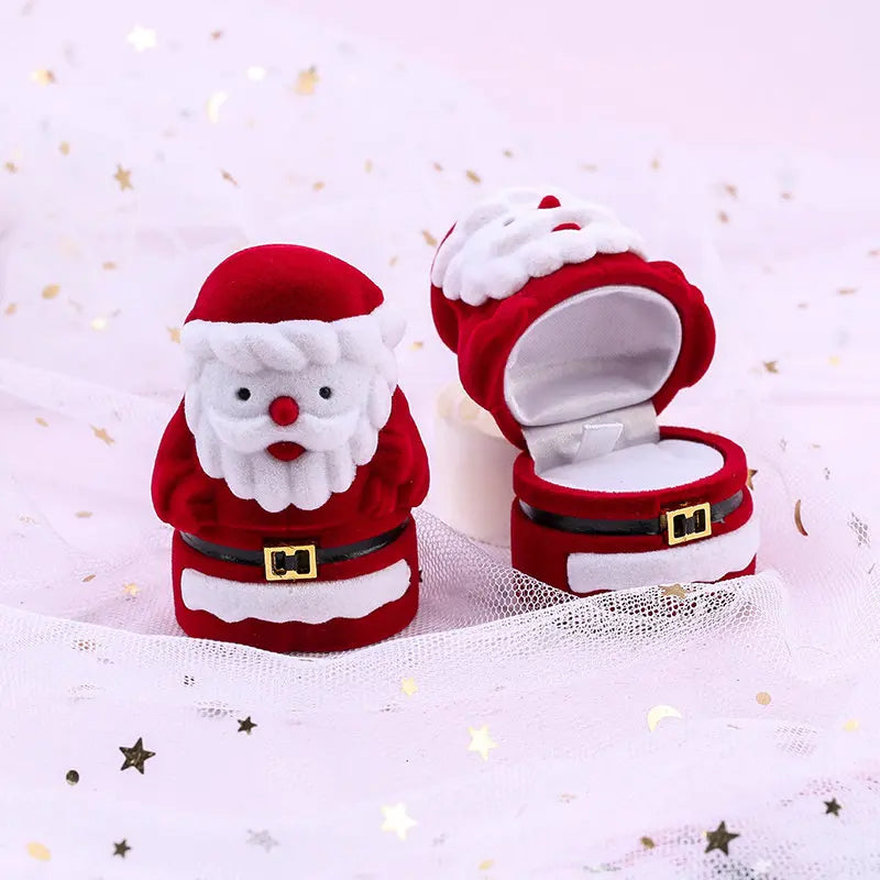 Velvet Jewelry Gift Box Holder