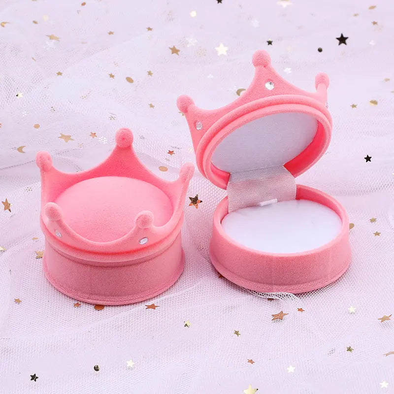 Velvet Jewelry Gift Box Holder