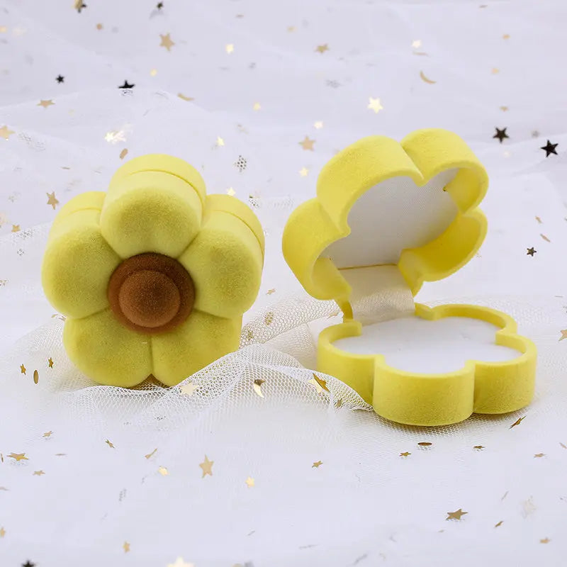 Velvet Jewelry Gift Box Holder
