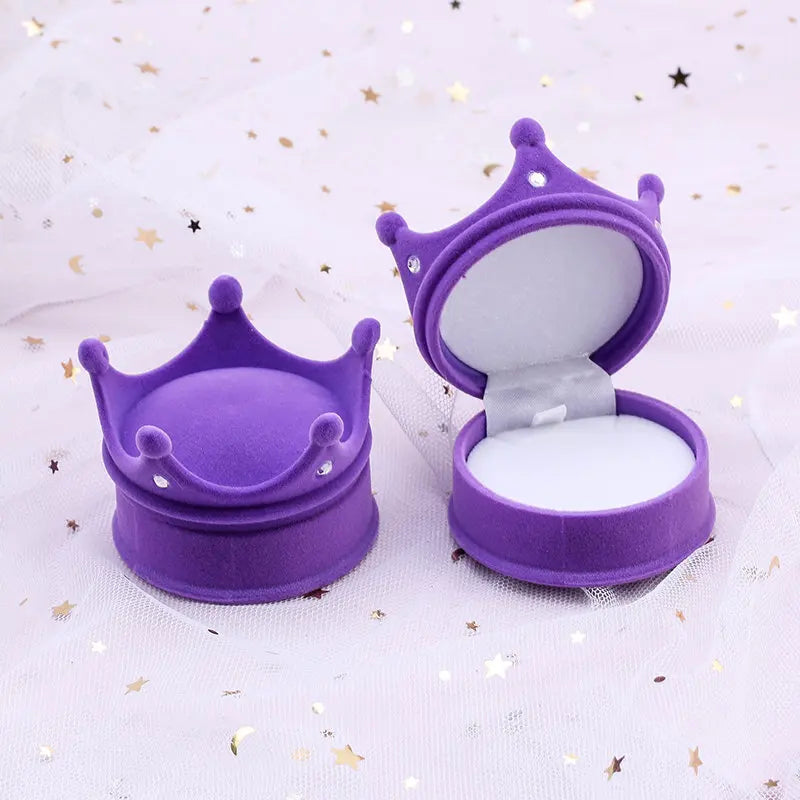 Velvet Jewelry Gift Box Holder