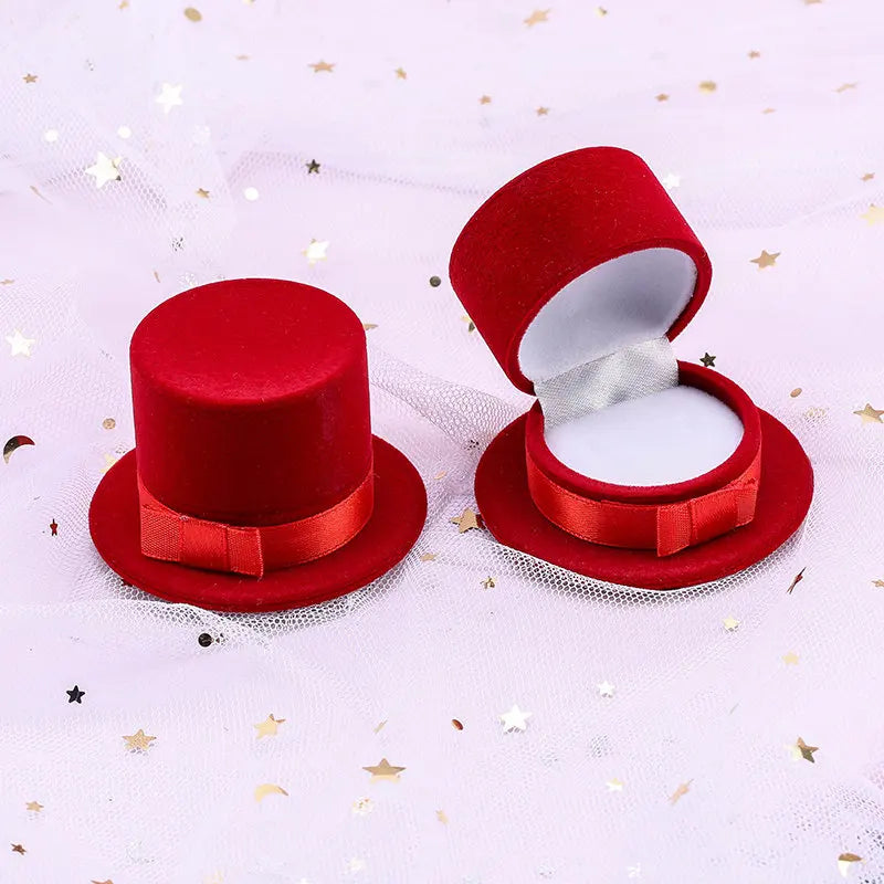 Velvet Jewelry Gift Box Holder