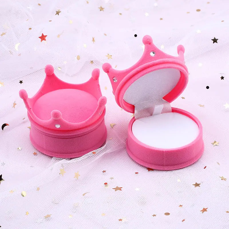 Velvet Jewelry Gift Box Holder