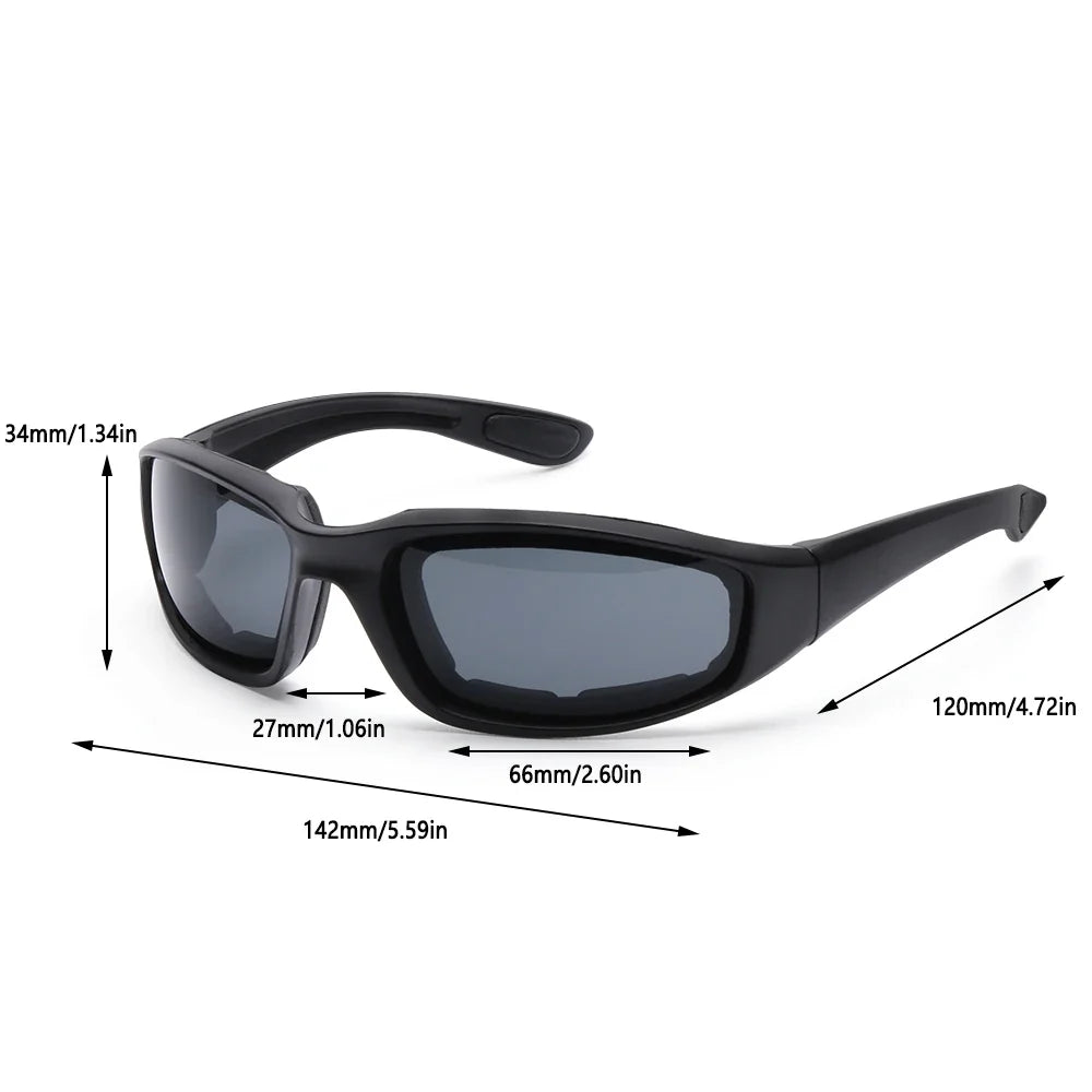 New Motorcycle Riding Glasses Cool Goggles Outdoor Sport Protective Gears Windproof Dustproof Scooter Sunglasses Eye Protection