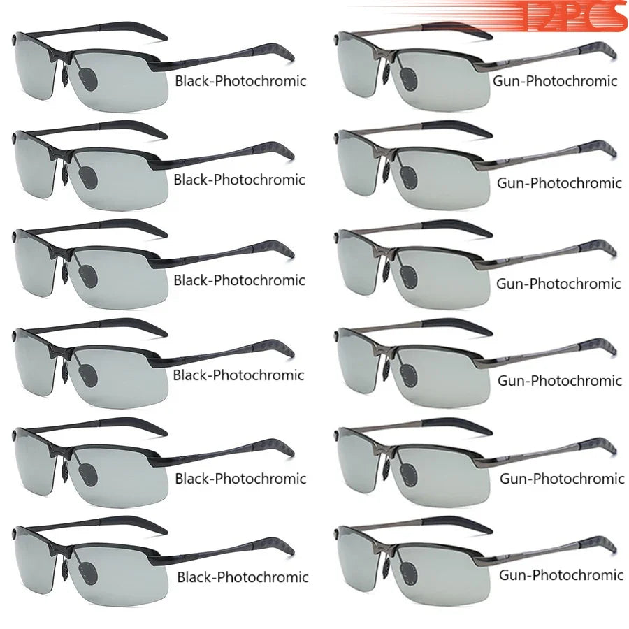 Photochromic Polarized Sunglasses Men