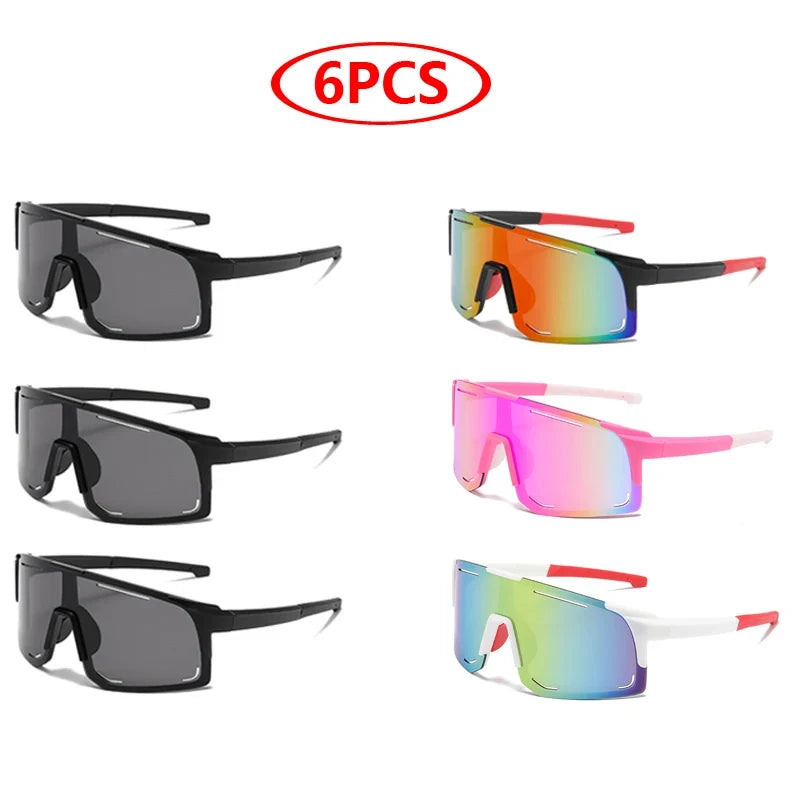 Sports Wrap Around Sunglasses For Women Men Large One Piece Sun Shades For Cycling Fishing Skiing Fashion Sun Glasses UV400
