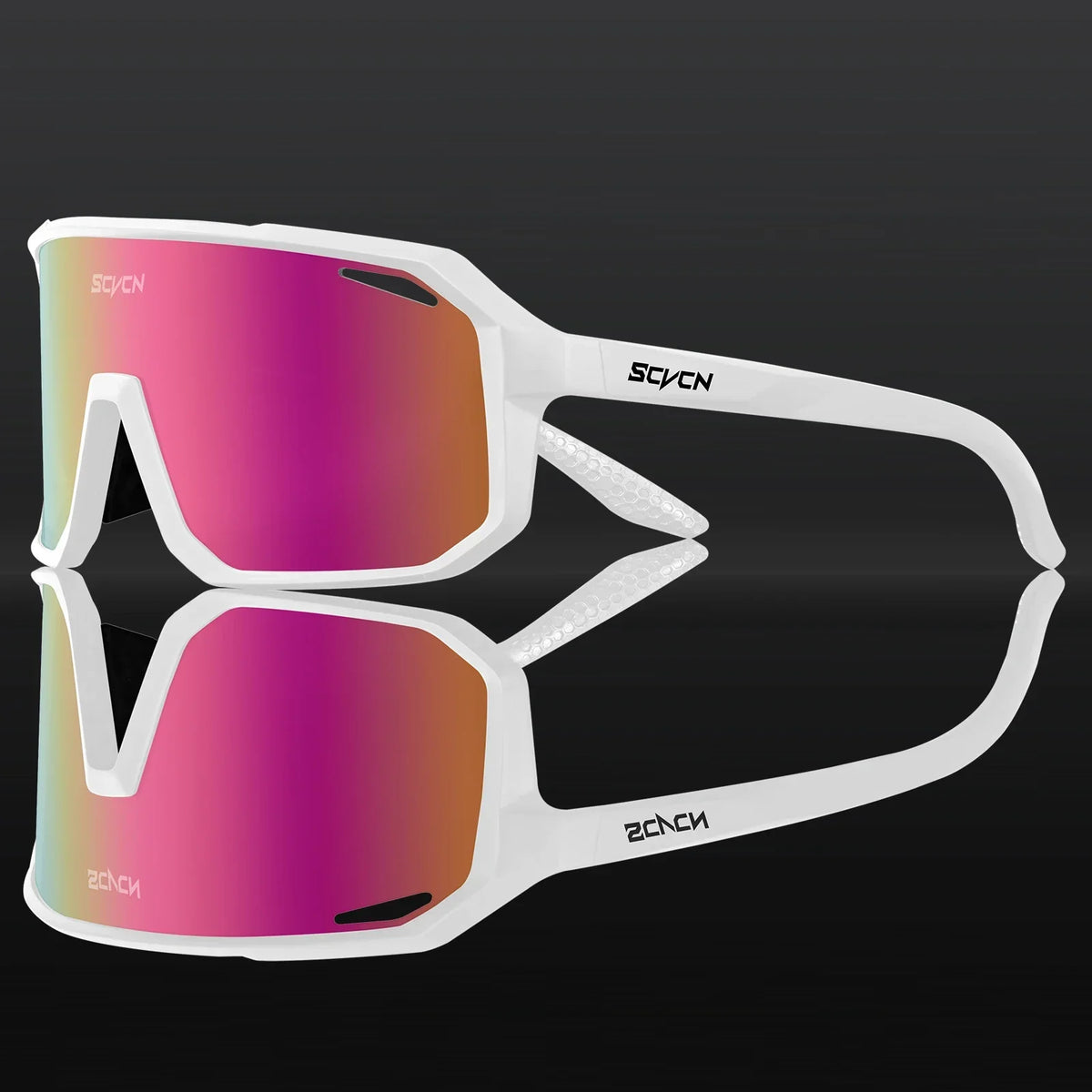 SCVCN Fashion HD Sunglasses Men Women Luxury Glasses Outdoor Sports Runing Drving Shades Racing UV400 MTB Bike Cycling Eyewear