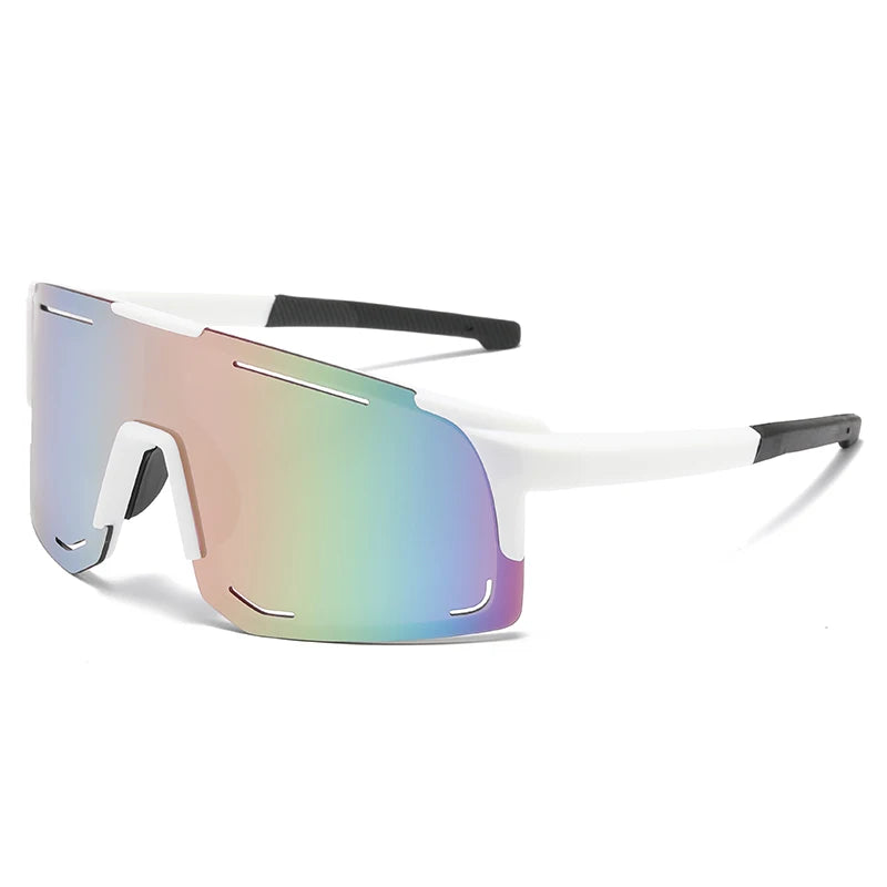 Sports Wrap Around Sunglasses For Women Men Large One Piece Sun Shades For Cycling Fishing Skiing Fashion Sun Glasses UV400