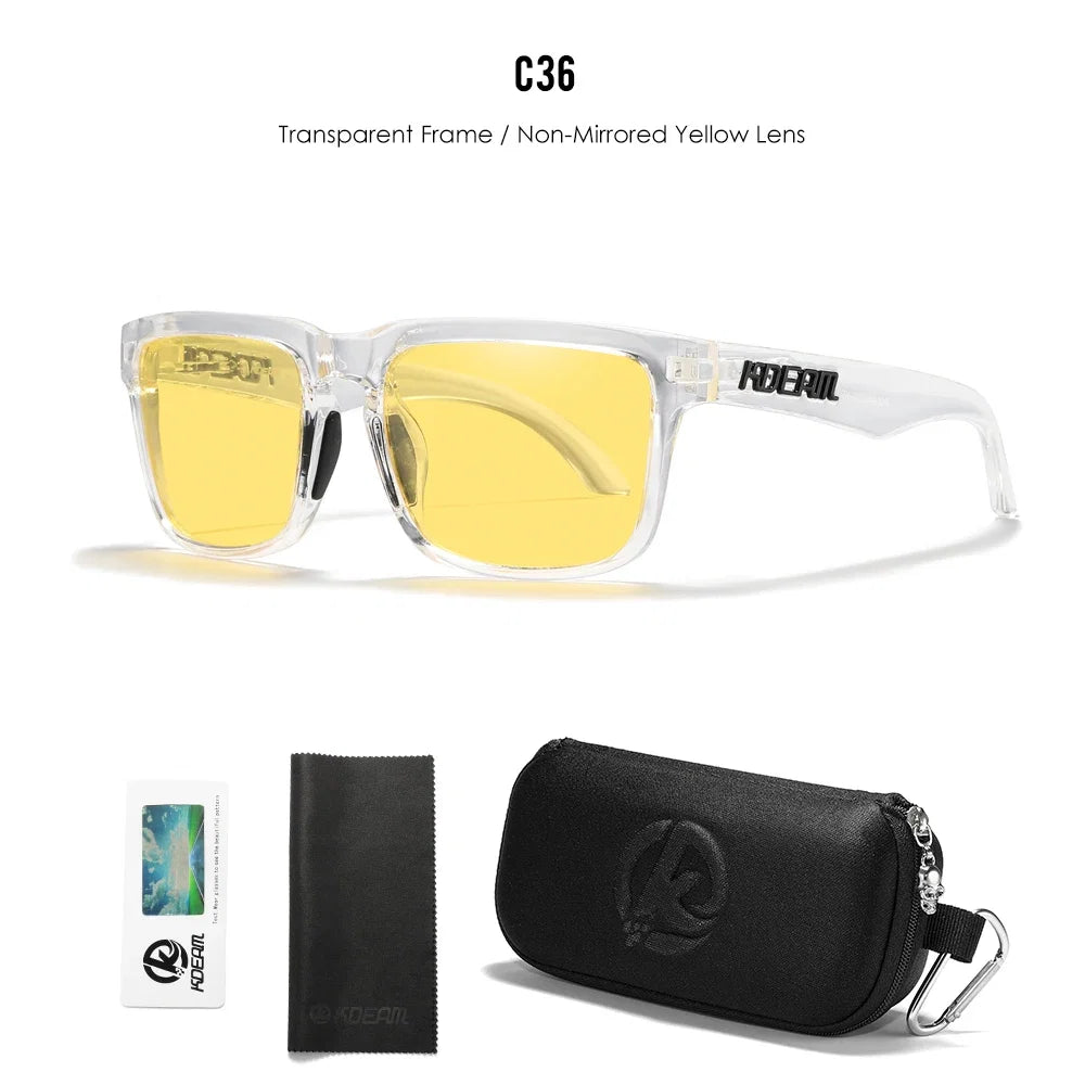 KDEAM Polarized Unisex Square Sunglasses