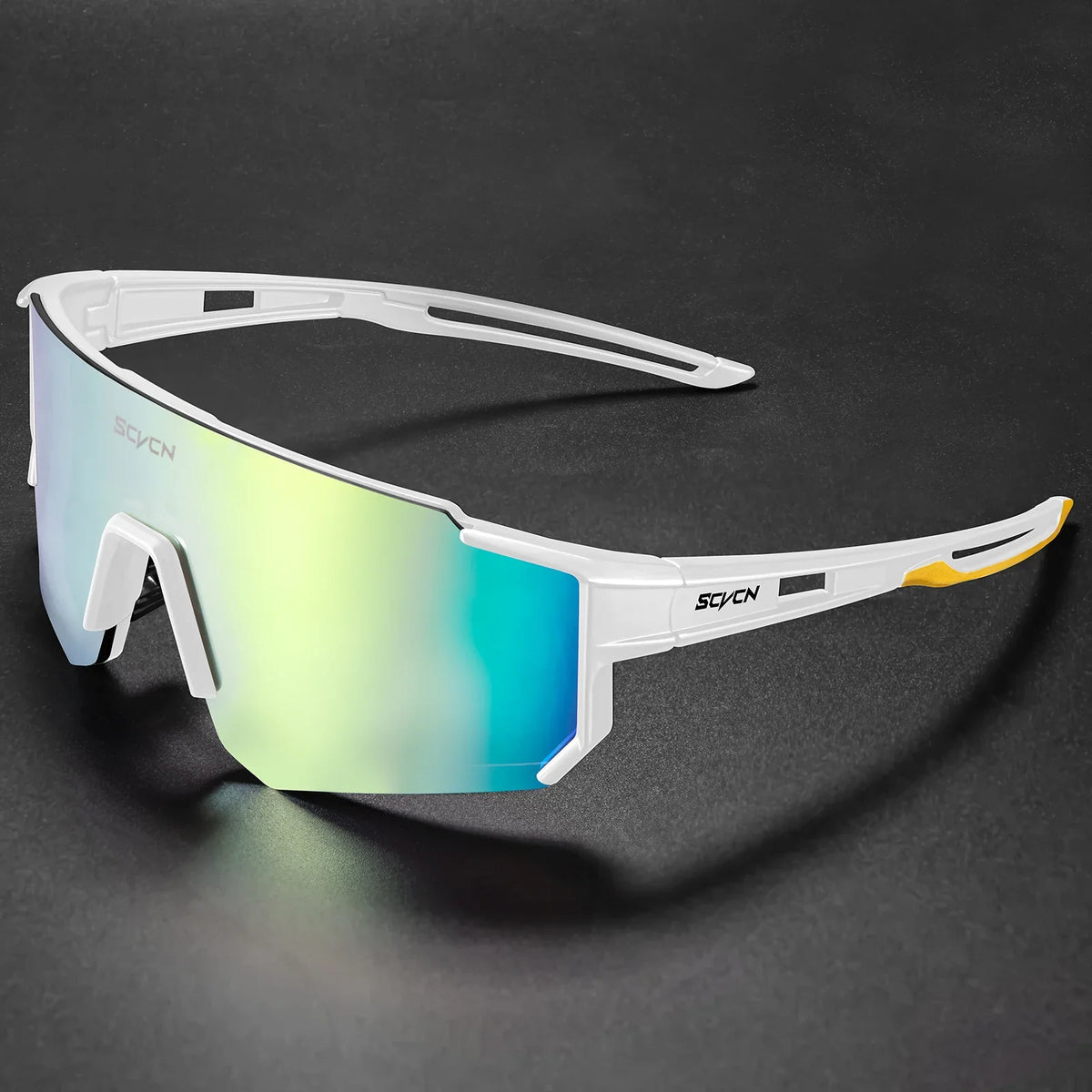 SCVCN Sunglasses for Men Sport Cycling Glasses Bike Mountain Bicycle Hiking Camping Golf UV400 Protection Glasses Women Baseball
