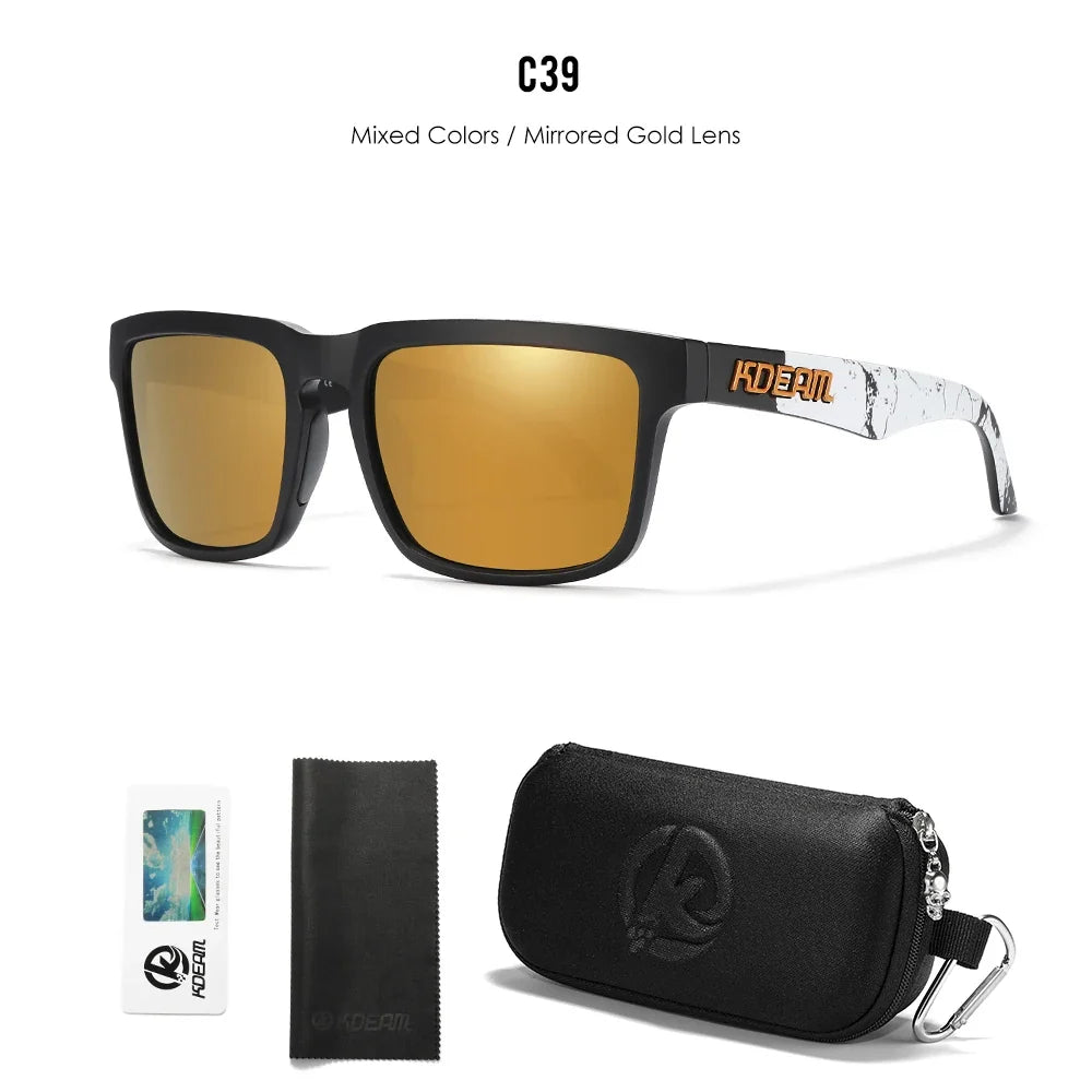 KDEAM Polarized Unisex Square Sunglasses