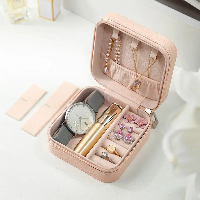 Portable Macaroon Travel Jewelry Box