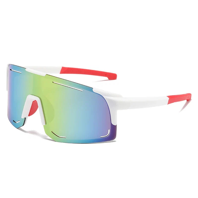 Sports Wrap Around Sunglasses For Women Men Large One Piece Sun Shades For Cycling Fishing Skiing Fashion Sun Glasses UV400