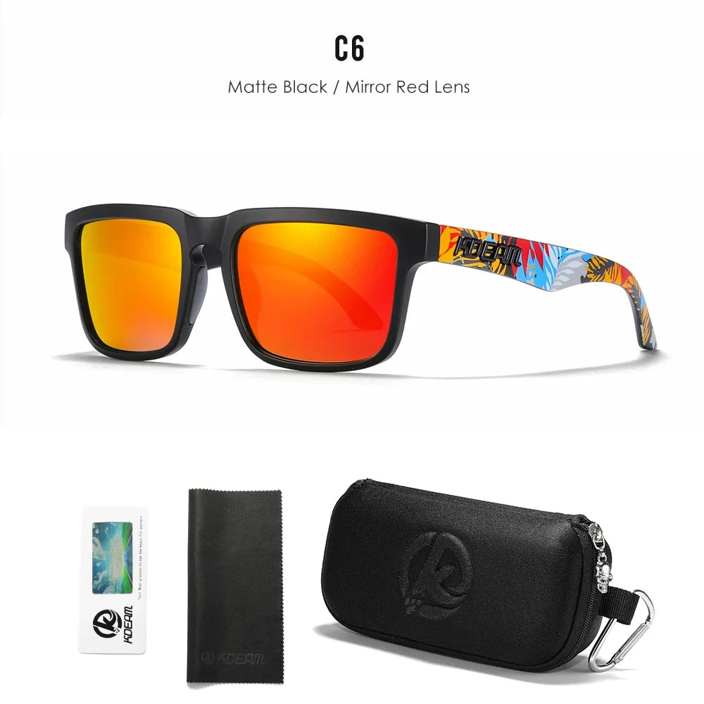 KDEAM Polarized Unisex Square Sunglasses