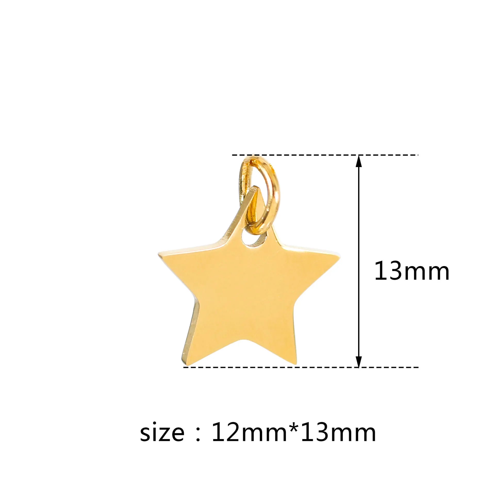 DOOYIO Stainless Steel Star Pendants