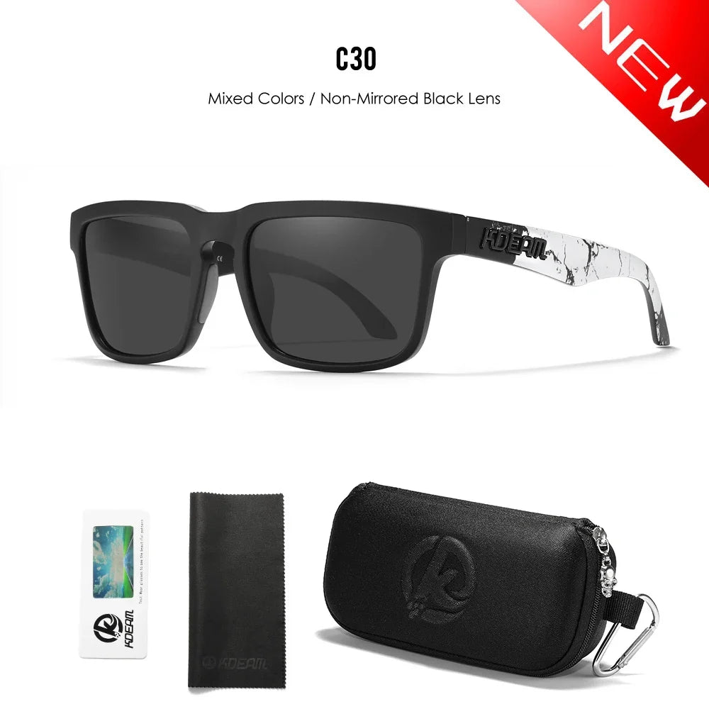 KDEAM Polarized Unisex Square Sunglasses