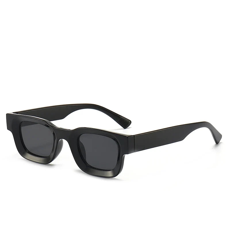 Small Rectangle Thick Frame Sunglasses