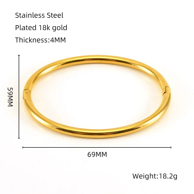 Luxury Stainless Steel Minimalist Bracelet