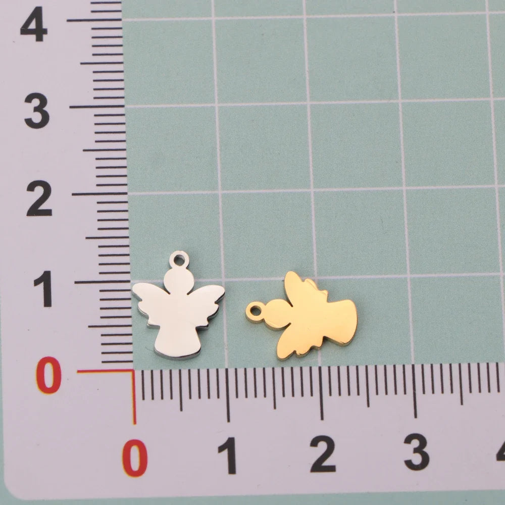 Stainless Steel Mini Angel Charms