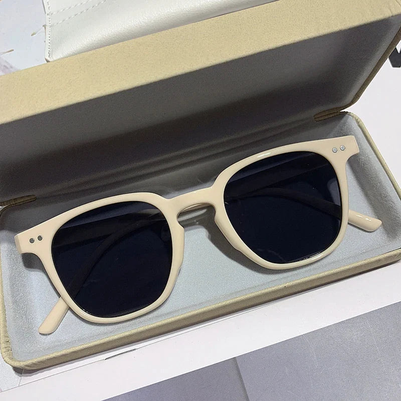 Vintage Luxury Square Round Sunglasses