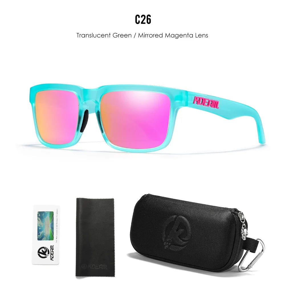 KDEAM Polarized Unisex Square Sunglasses