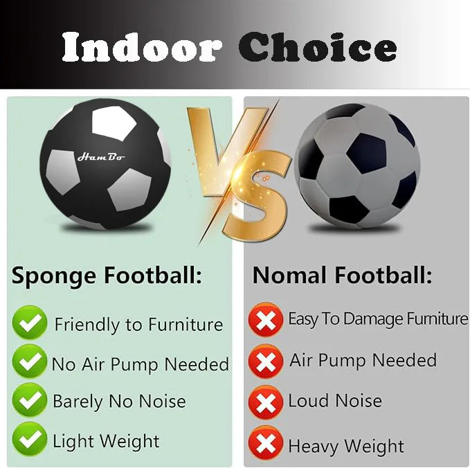 Silent Indoor Foam Soccer Ball