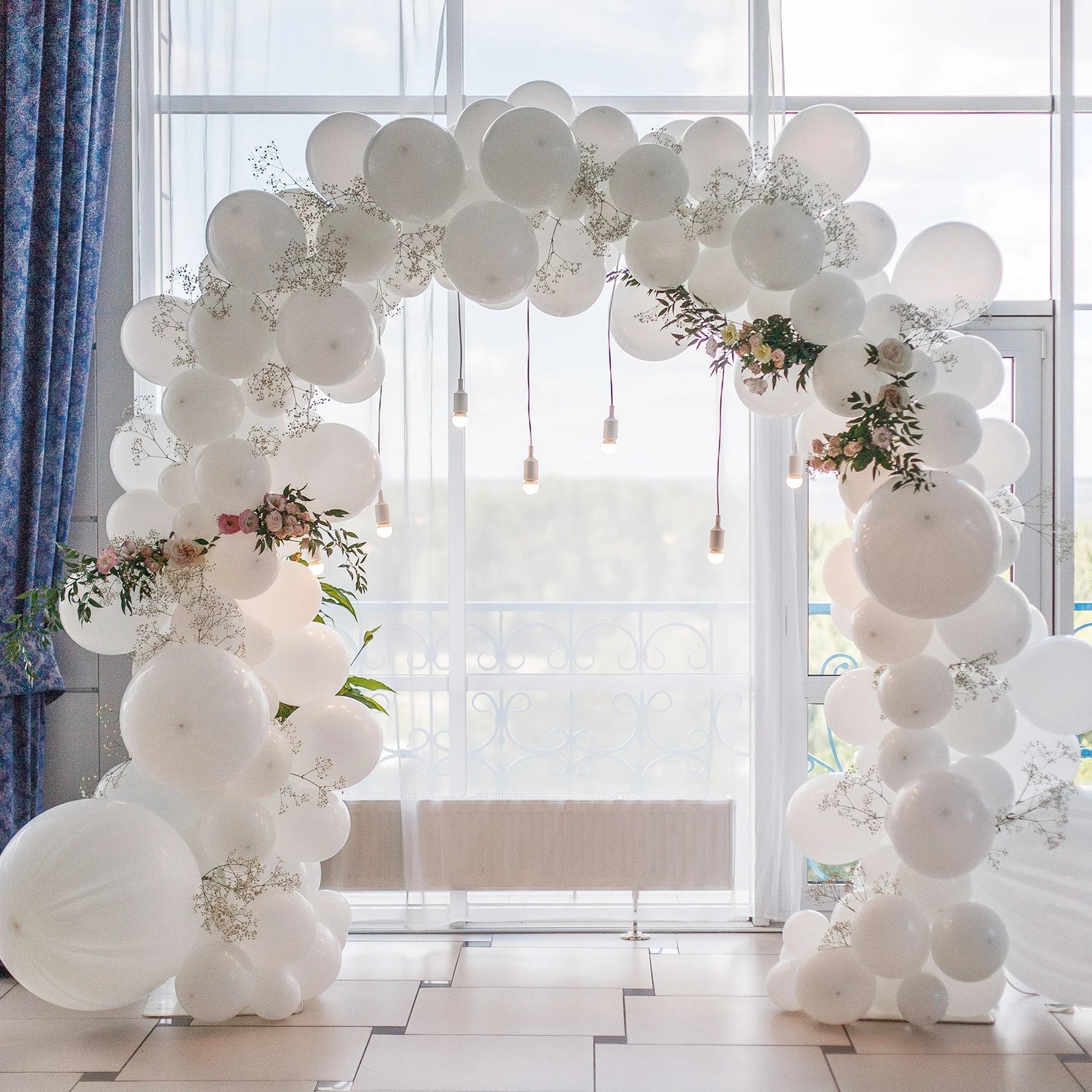 White Wedding Arch Frame Stand