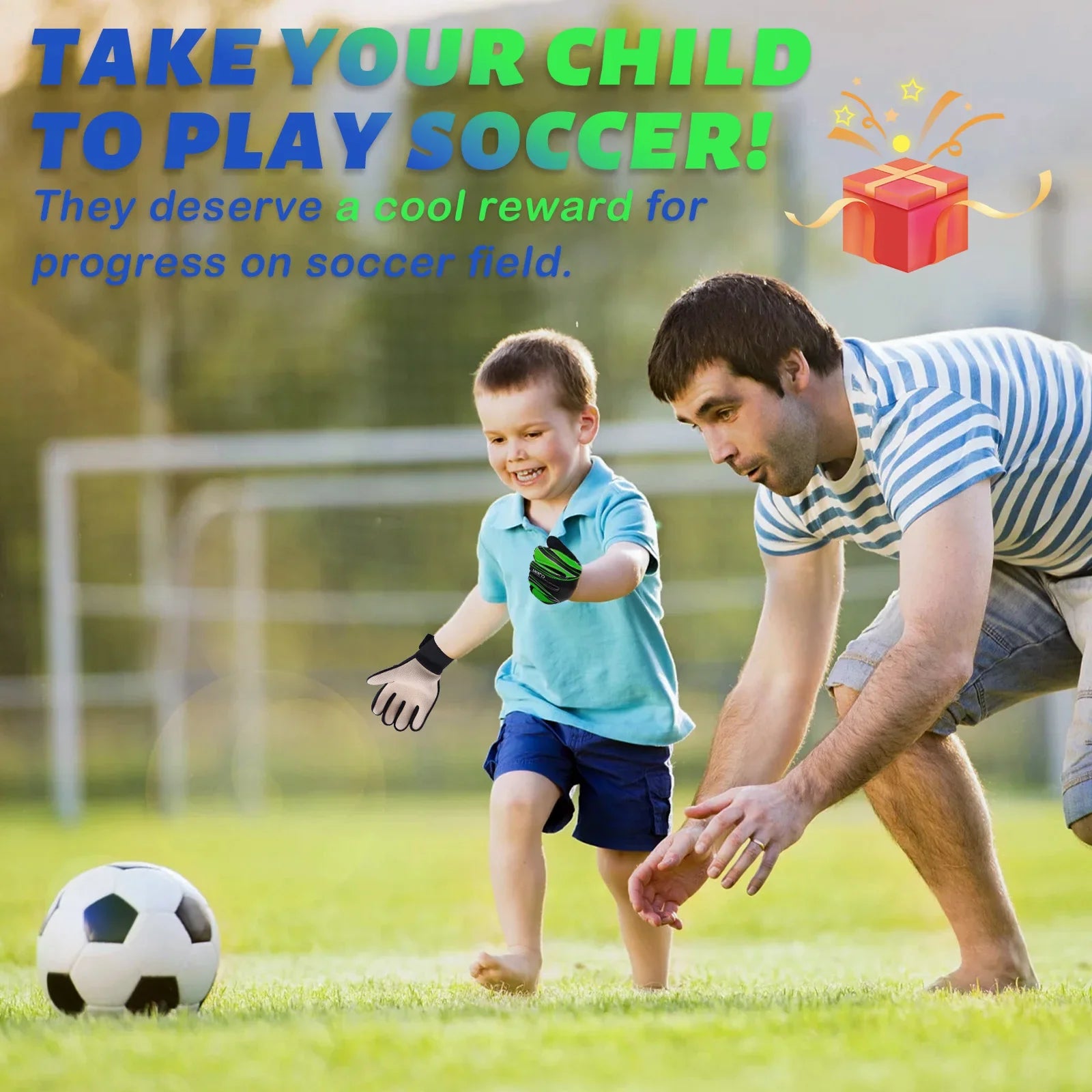 Non-Slip Soccer Goalie Gloves
