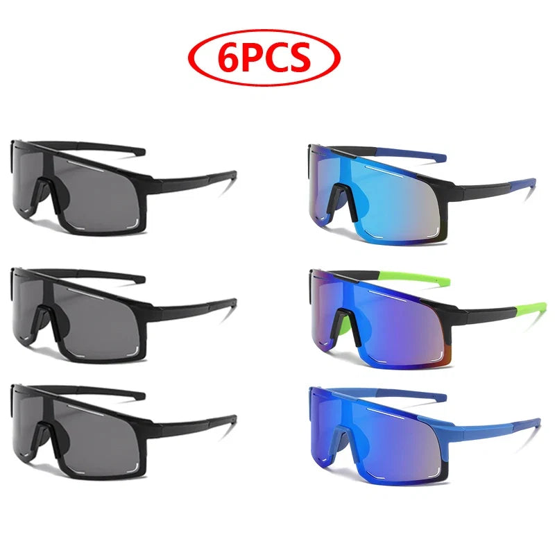 Sports Wrap Around Sunglasses For Women Men Large One Piece Sun Shades For Cycling Fishing Skiing Fashion Sun Glasses UV400