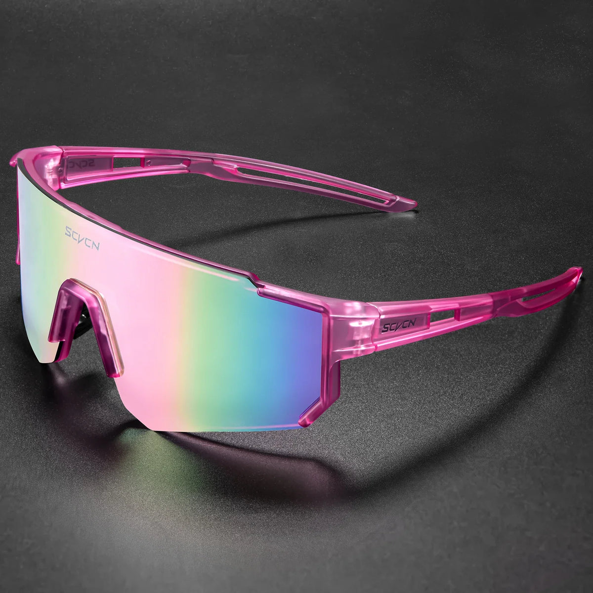 SCVCN Sunglasses for Men Sport Cycling Glasses Bike Mountain Bicycle Hiking Camping Golf UV400 Protection Glasses Women Baseball