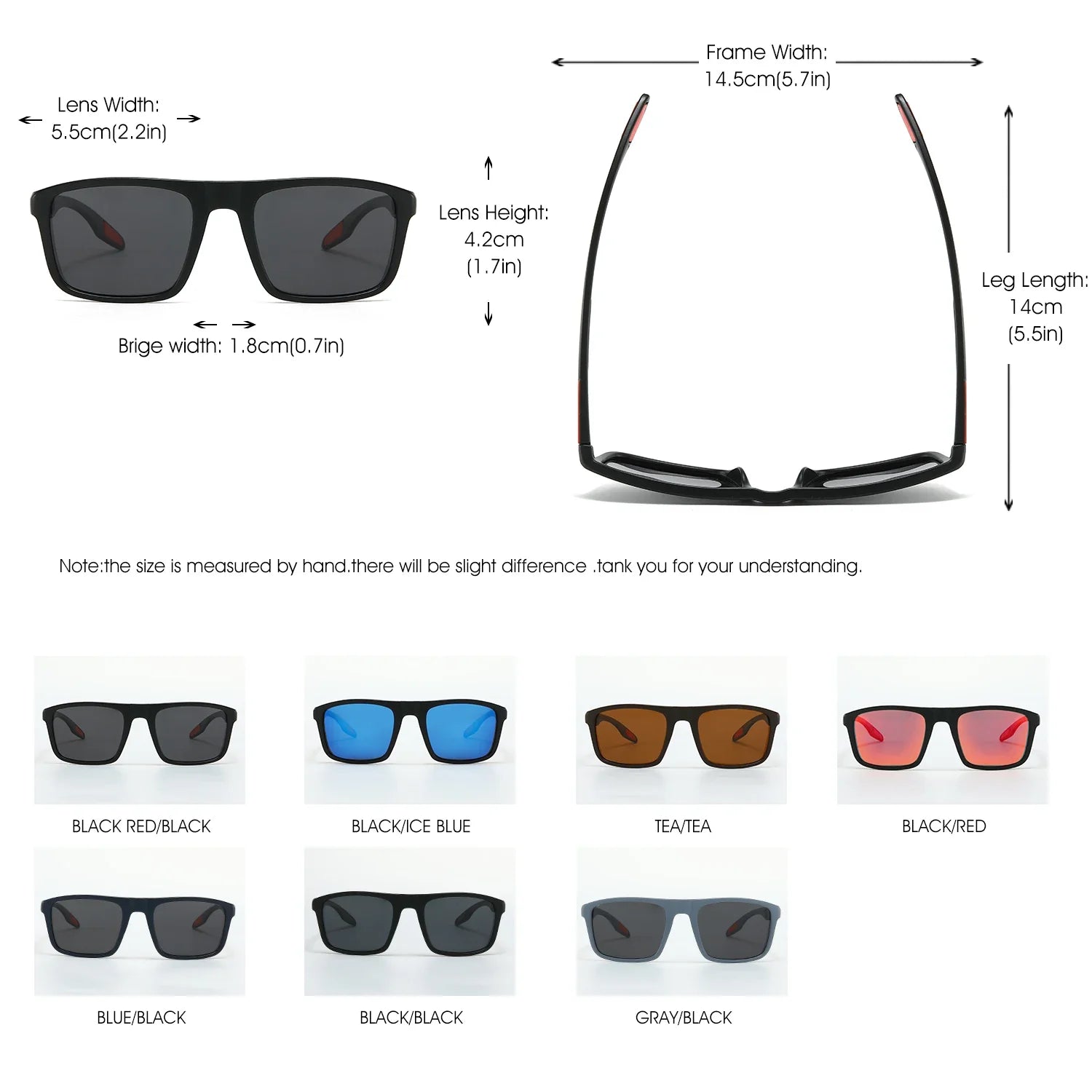 Polarized Unisex Sports Sunglasses