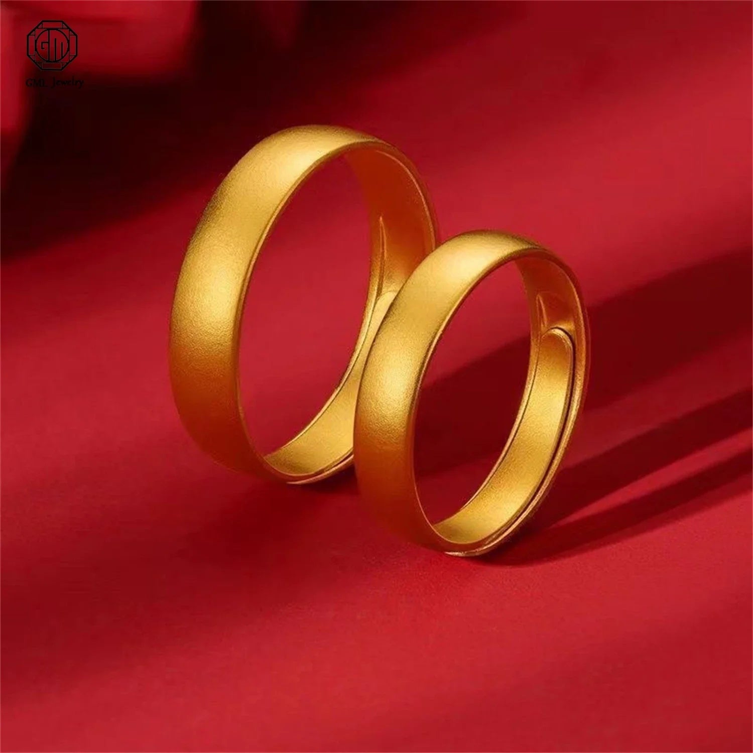 Sand Gold Adjustable Wide Band Ring