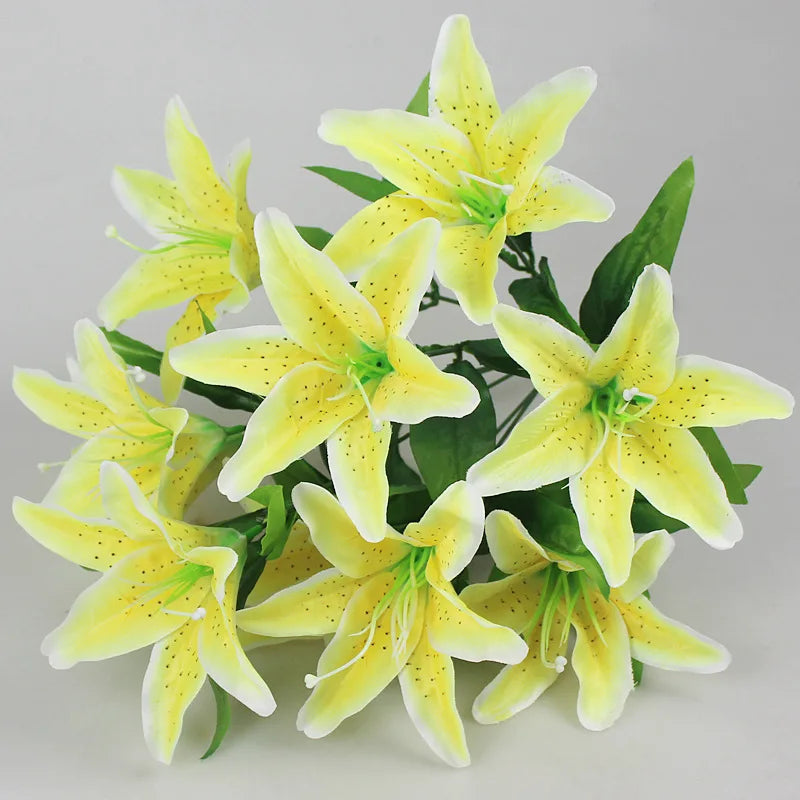 Multicolor Lily Bridal Flower Bouquet