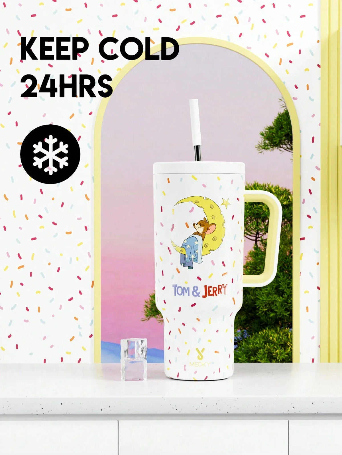 Meoky TOM & JERRY 40oz Tumbler
